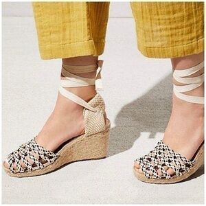 FREE PEOPLE AMALFI COAST WEDGE SANDAL sz 39